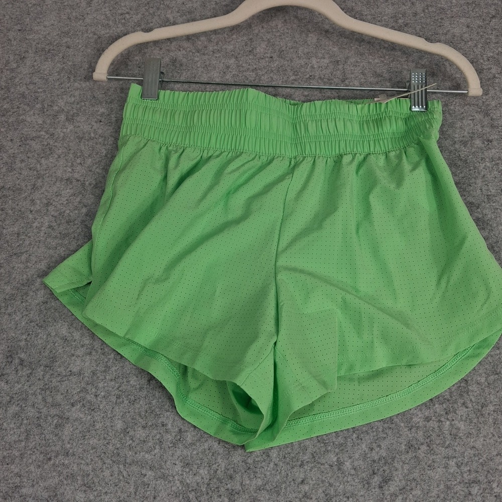 DSG Stride High-Rise Shorts Womens XS Hyper Lime 3 Inch Inseam Running Athletic